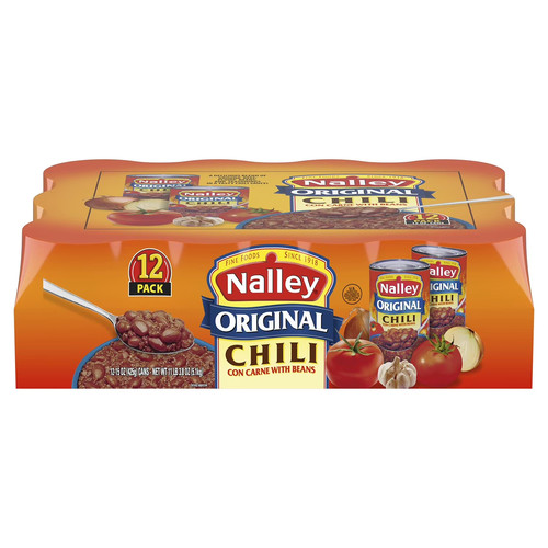 Nalley original chili with - chili,