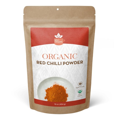 Organic red chili - red,